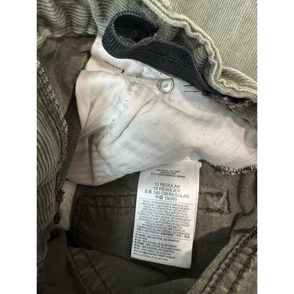 Gap Kids Corduroy Pants Gray Rugged Boys Size 10 Regular - Picture 8 of 9